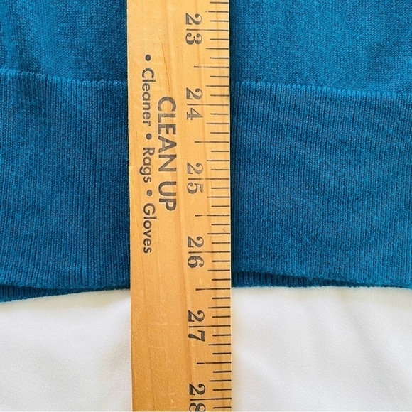 Lands End cardigan in Teal size SMALL 6-8 TALL - Picture 4 of 6